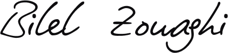 Signature de Bilel Zouaghi